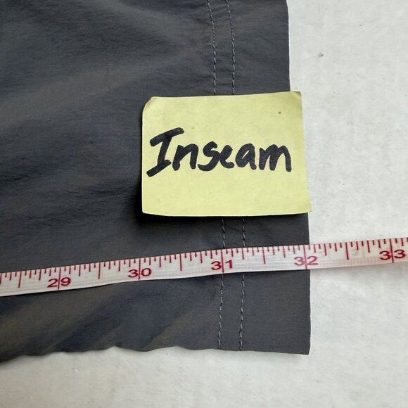 Rei Convertible Pants Shorts Hiking Relaxed Fit Womens 10 Gray Outdoors Nylon - Picture 9 of 10